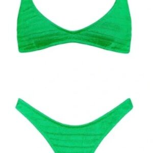 Triangl Bright Green Swimwear Set